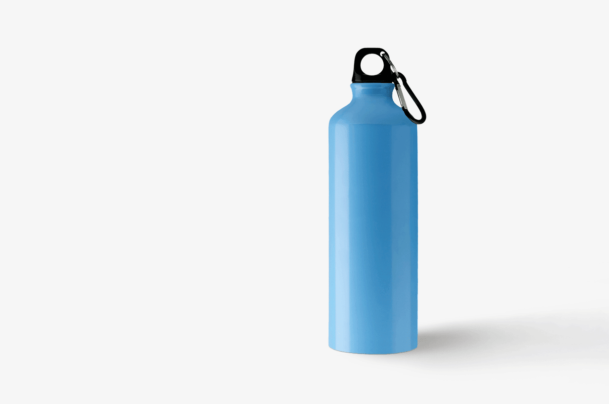 Aluminium Water Bottle with Carabiner – 770 ml